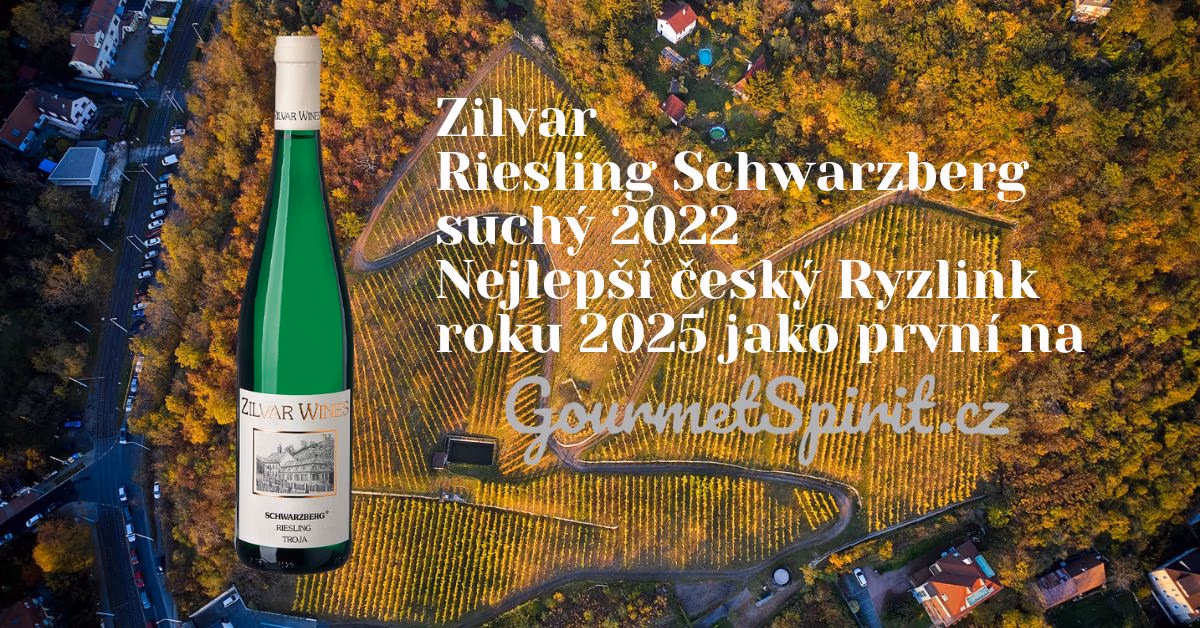 Zilvar Riesling Schwarzberg suchý 2022 na Gourmetspirit.cz - Nejlepší Ryzlink ČR 2025