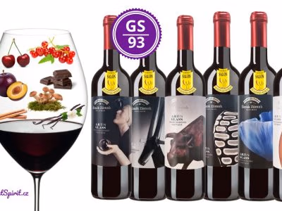 Art in Glass Frankovka Pinot Noir - Exkluzivní kolekce 6 vín a etiket na Gourmetspirit.cz