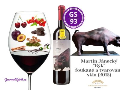 Frankovka Pinot Noir Art in Glass - Martin Jánský Býk