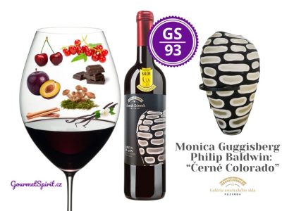 Frankovka Pinot Noir Art in Glass - Monica Guggisberg & Philip Baldwin “Černé Colorado”