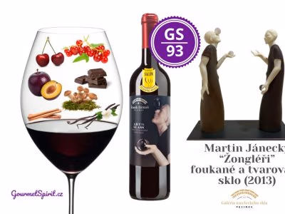 Frankovka Pinot Noir Art in Glass - Martin Jánecký