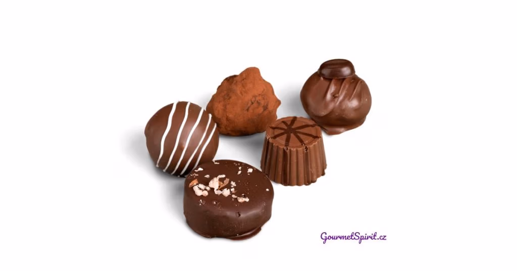 cukroví s mléčnou čokoládou
