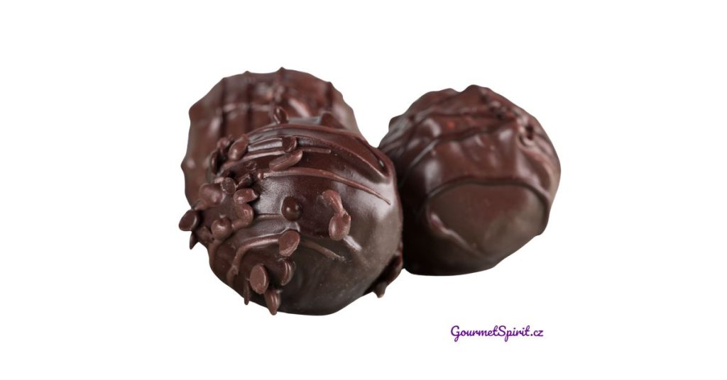 Cukroví s tmavou čokoládou