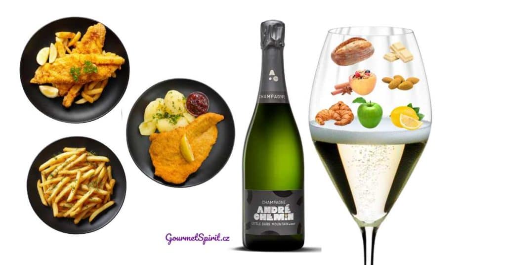 Champagne André Chemin Dark Little Mountain Brut | Smažená jídla | gourmetspirit.cz