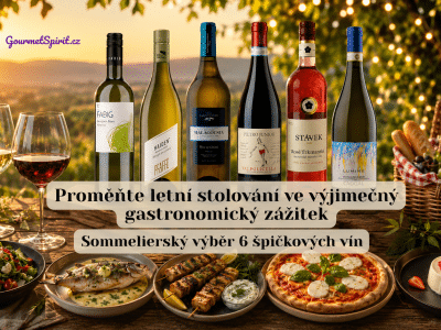 Letní sada vín k letní kuchyni podle GourmetSpirit.cz