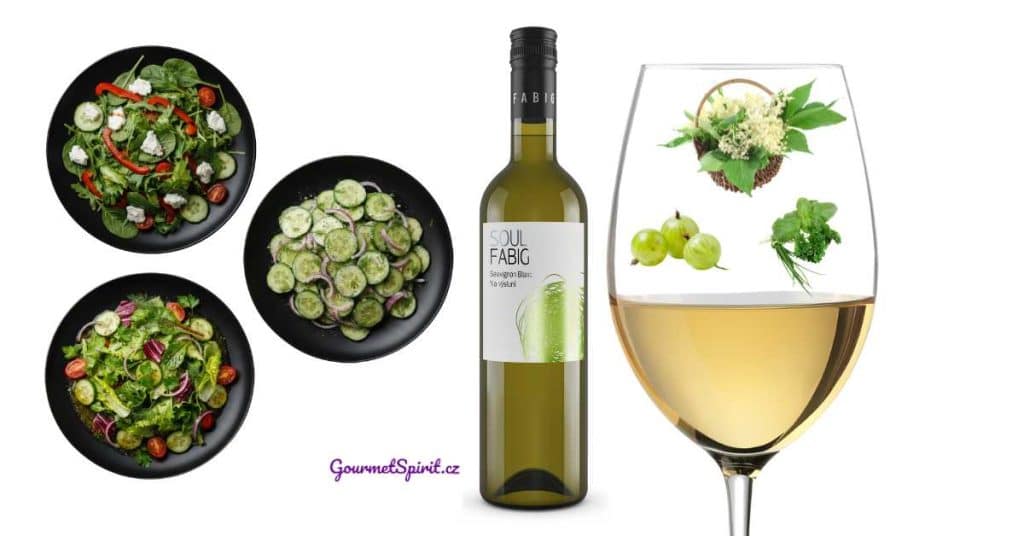 Fabig Sauvignon Blanc Na Výsluní 2020 | Zelené saláty a kozí sýry | letní sada vín k jídlu | Gourmetspirit.cz