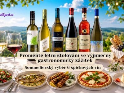 Letní sada vín k letní kuchyni podle GourmetSpirit.cz